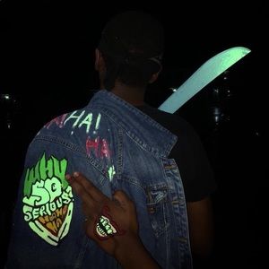 Custom Joker Jean Jacket